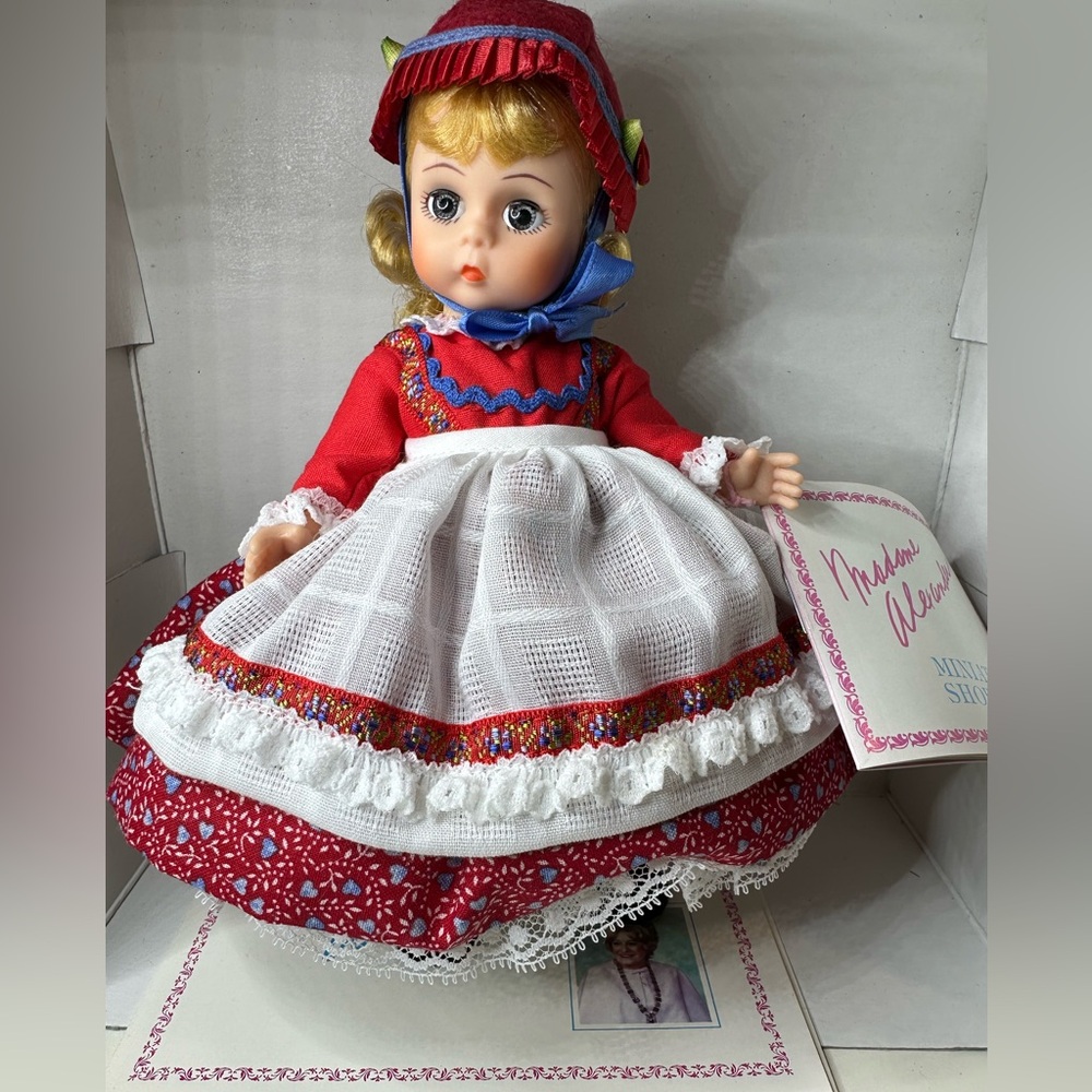 Madame Alexander Denmark Strung Doll With Outfit 7 Inches Tall Vintage RARE